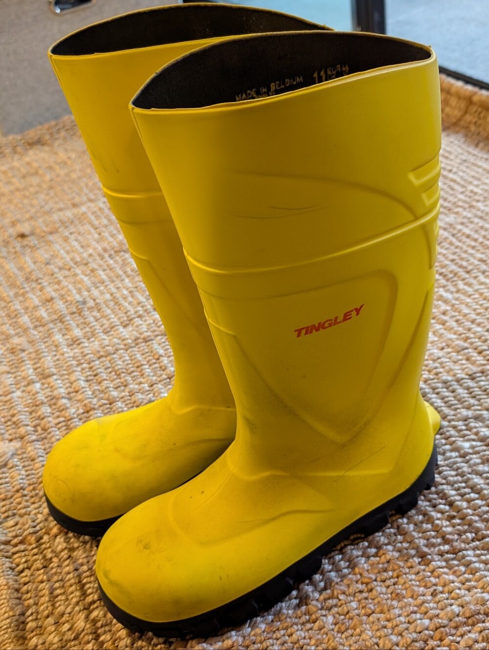 Tingley Steplite X Yellow Polyurethane Utility Work Boots, Men's Size 11